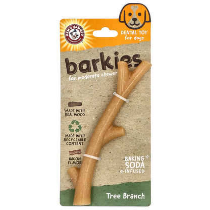Arm & Hammer, Dental Toy For Dogs, Tree Branch, Bacon, 1 Toy