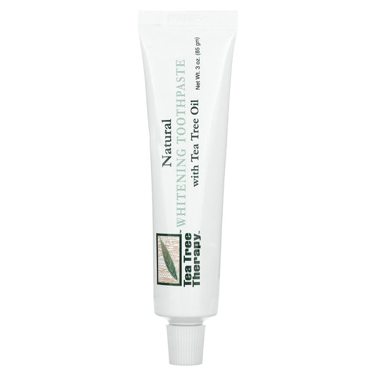 Tea Tree Therapy, Natural Whitening Toothpaste, with Tea Tree Oil, 3 oz (85 g)