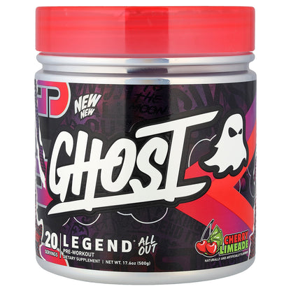 Ghost, Legend® All Out Pre-Workout, Cherry Limeade, 17.6 oz (500 g)