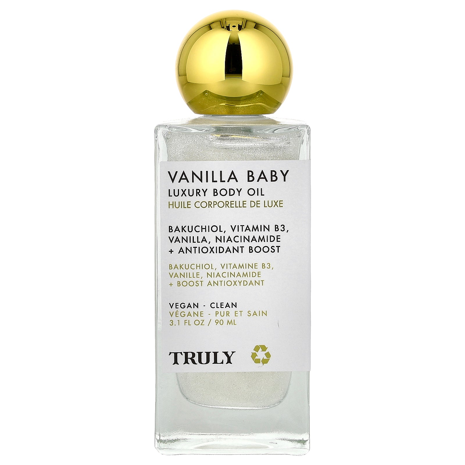 Truly Beauty, Vanilla Baby Luxury Body Oil, 3.1 fl oz (90 ml)