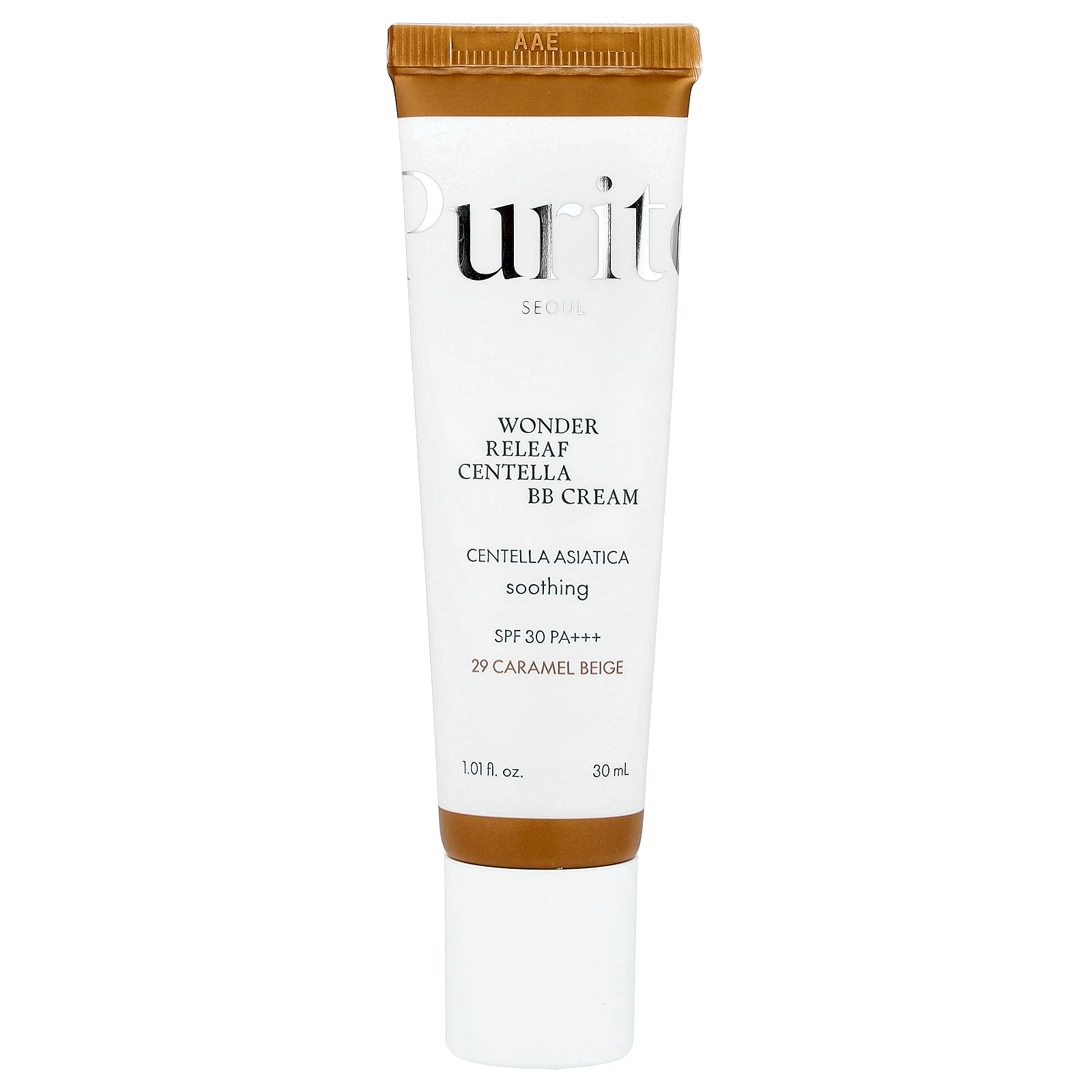 Purito, Wonder Releaf Centella BB Cream, SPF 30 PA+++, 29 Caramel Beige, 1.01 fl oz (30 ml)