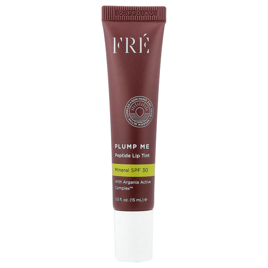 Fre, Plump Me, Peptide Lip Tint, SPF 30, Cassis, 0.5 fl oz (15 ml)
