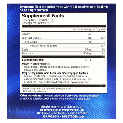 MHP, Secretagogue-One, Orange, 30 Packets, 0.46 oz (13 g) Each