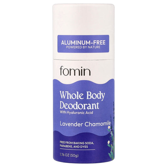 fomin, Whole Body Deodorant, Aluminum-Free, Lavender Chamomile, 1.76 oz (50 g)