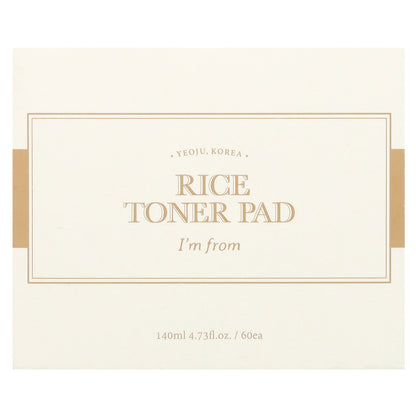 I'm From, Rice Toner Pad, 60 Pads