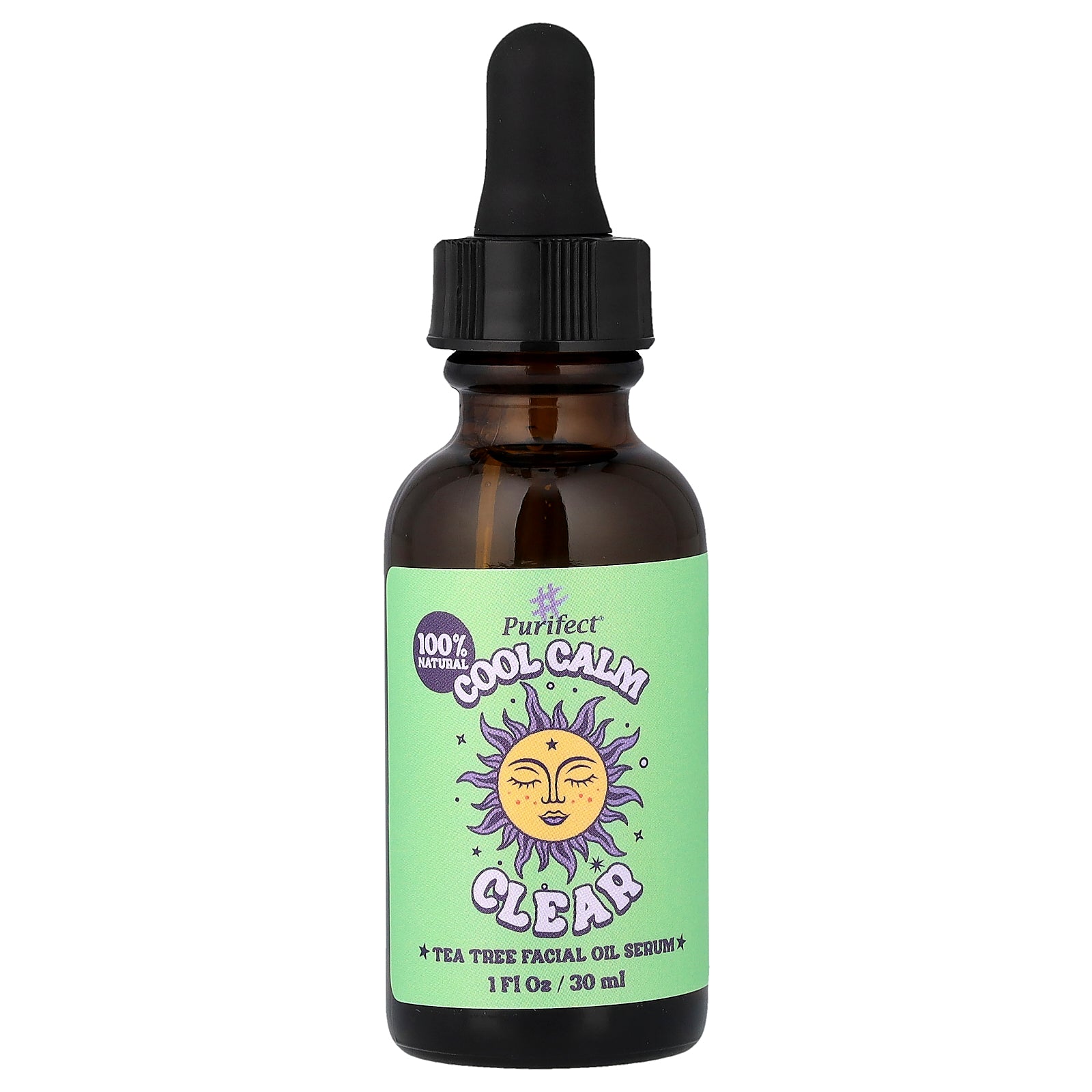 Purifect, Cool Calm Clear, Tea Tree Facial Oil Serum, 1 fl oz (30 ml)