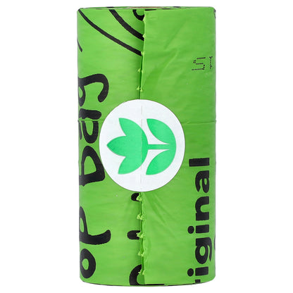 Original Poop Bags, Unscented, 8 Rolls, 15 Bags Each