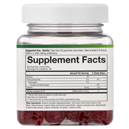 Youtheory, Spore Probiotic Gummies, Raspberry, 60 Gummies