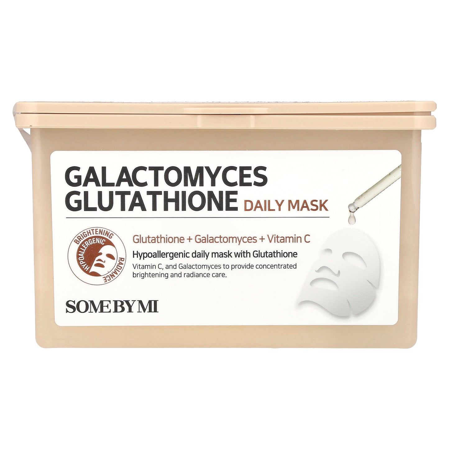 SOME BY MI, Galactomyces Glutathione Daily Beauty Mask, 30 Sheets, 11.83 fl oz (350 ml)