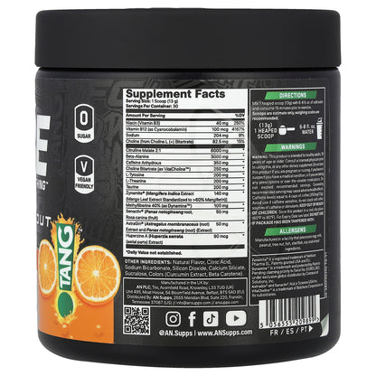 AN Supps, ABE Pre-Workout, Tang™, Orange , 13.75 oz (390 g)