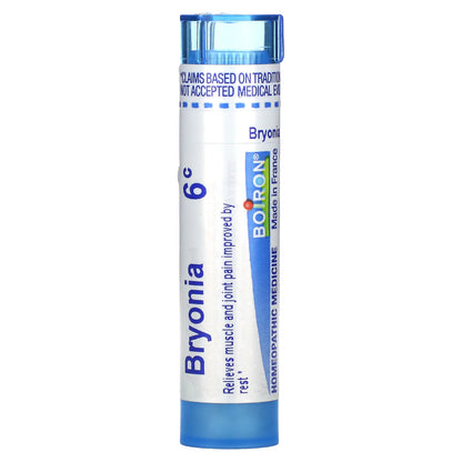 Boiron, Bryonia, 6C, Muscle & Joint Pain Relief, Approx 80 Pellets