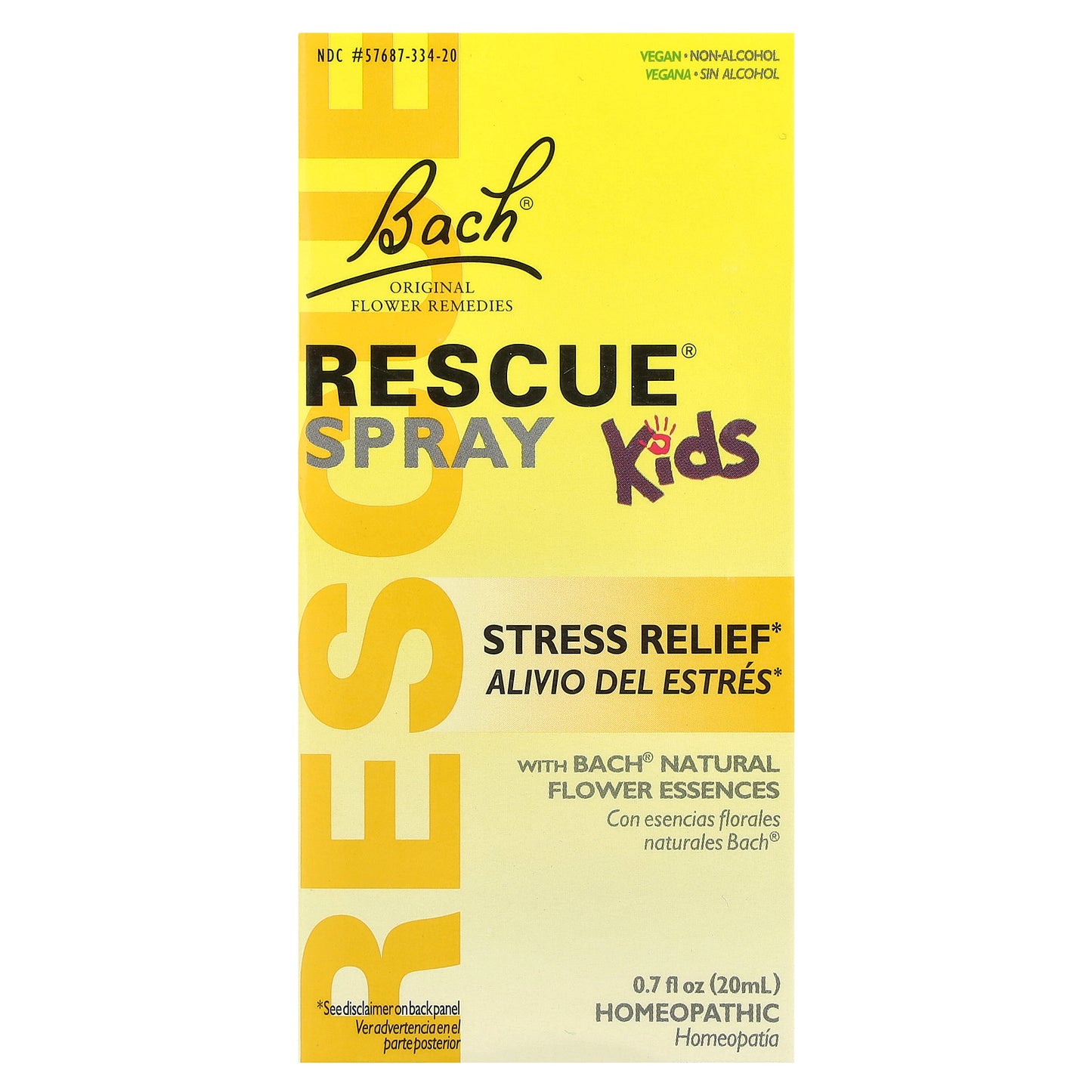 Bach, Rescue® Spray Kids, Stress Relief, Ages 2 & Up, 0.7 fl oz (20 ml)