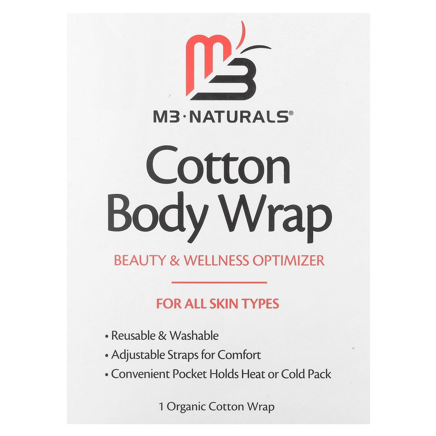 M3, Cotton Body Wrap, 1 Organic Cotton Wrap