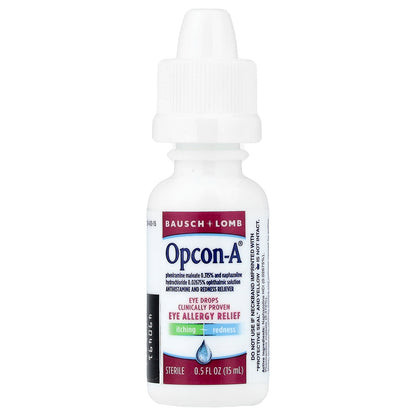 Opcon-A, Allergy Relief Eye Drops, 2 Bottles, 0.5 fl oz (15 ml) Each