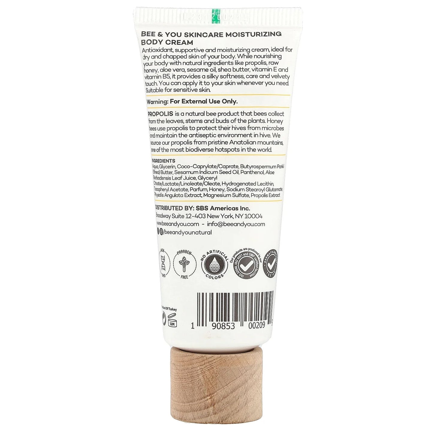 Bee & You, Body Cream, 3.38 fl oz (100 ml)