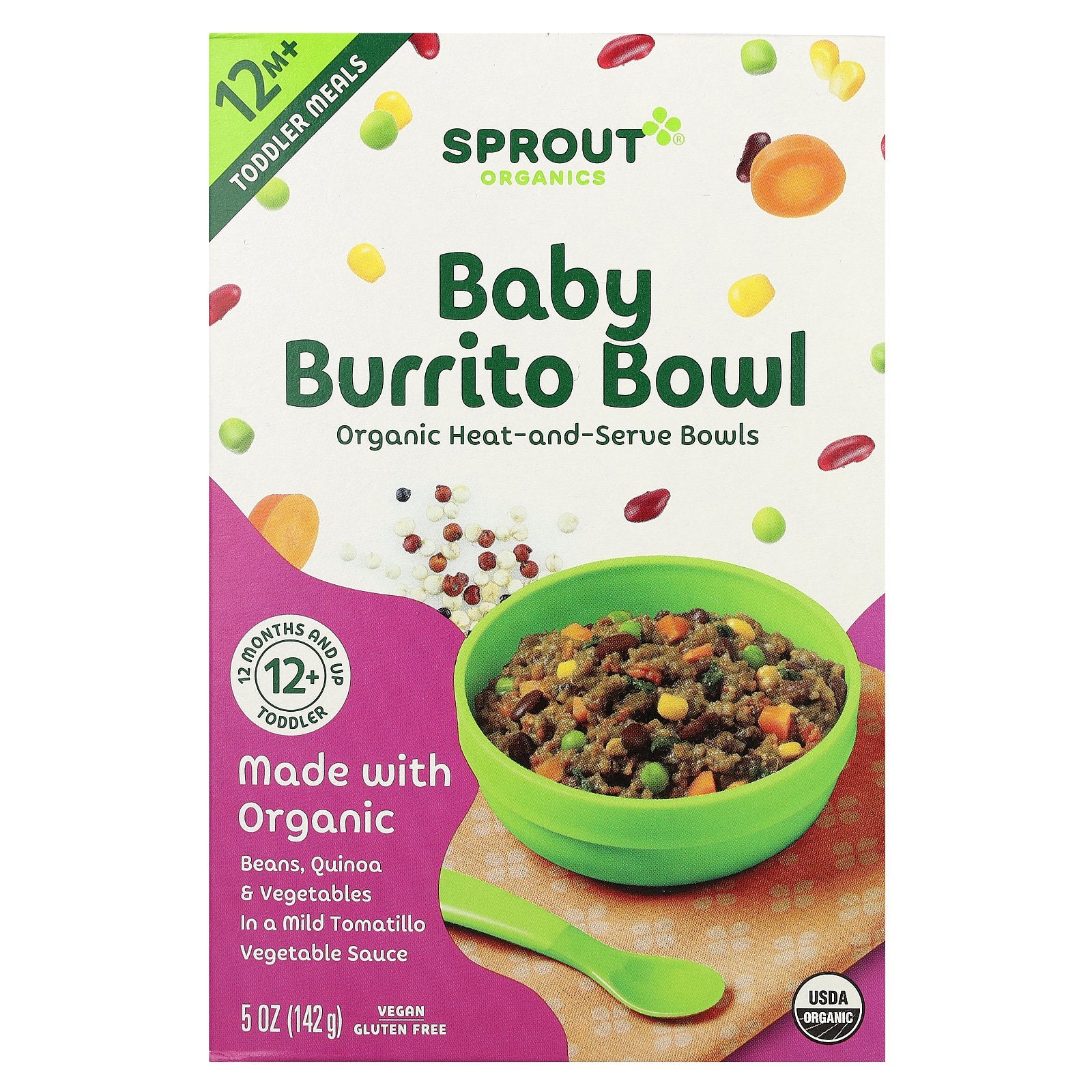 Sprout Organics, Baby Burrito Bowl, 12 Months+, 5 oz (142 g)