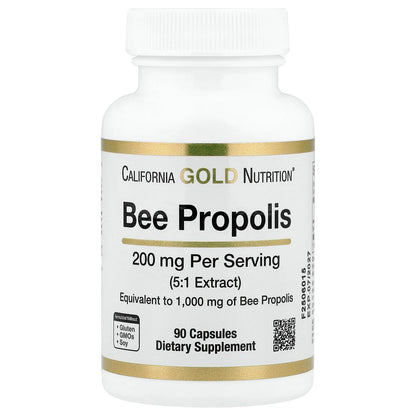California Gold Nutrition, Bee Propolis, 1,000 mg, 90 Capsules