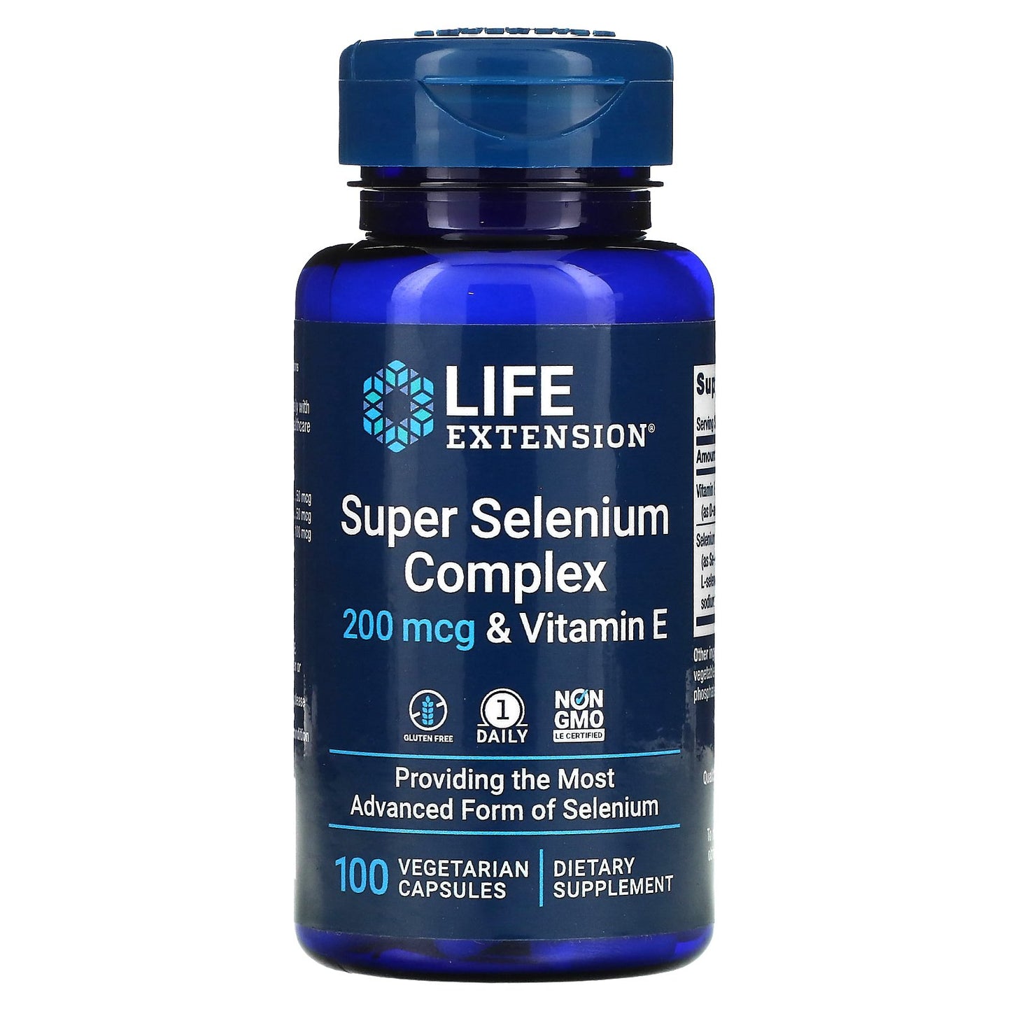 Life Extension, Super Selenium Complex & Vitamin E, 200 mcg, 100 Vegetarian Capsules