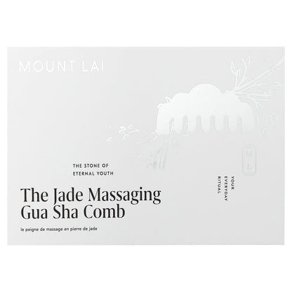 Mount Lai, The Jade Massaging Gua Sha Comb, 1 Comb