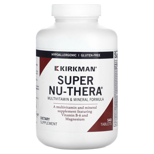 Kirkman Labs, Super Nu-Thera, 540 Tablets