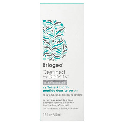 Briogeo, Destined for Density™, Caffeine + Biotin Peptide Density Serum, 1.5 fl oz (45 ml)
