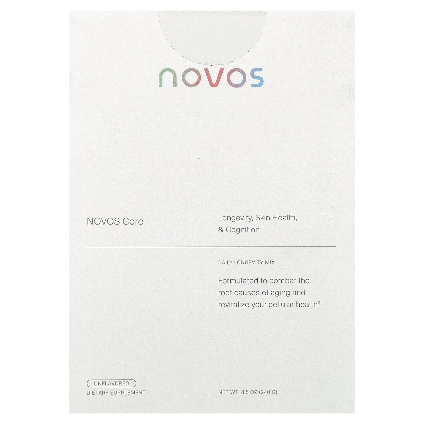 NOVOS, Novos Core, Unflavored, 30 Packets, 0.28 oz (8 g) Each