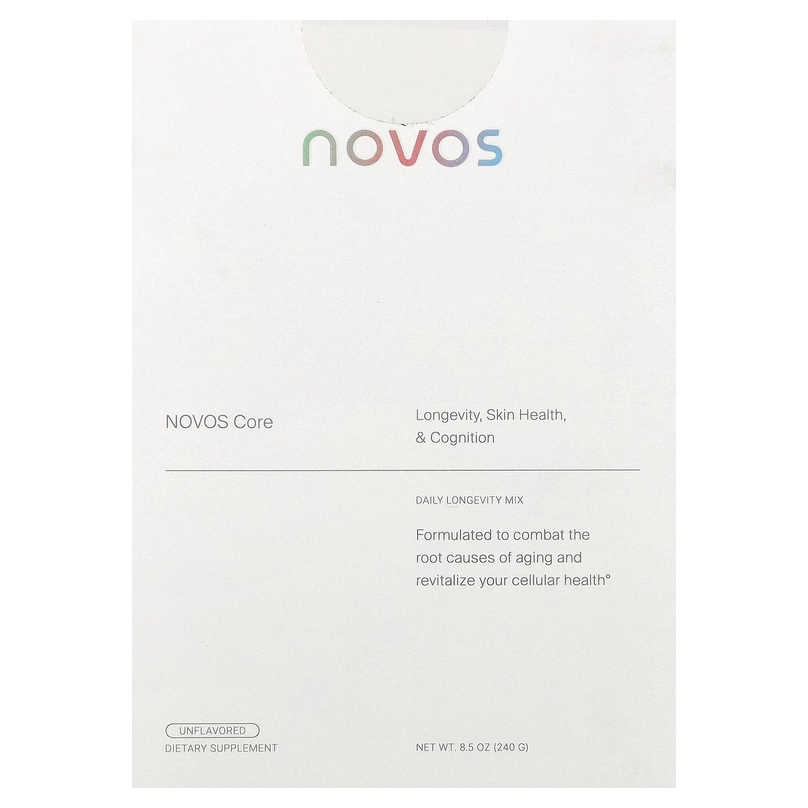 NOVOS, Novos Core, Unflavored, 30 Packets, 0.28 oz (8 g) Each