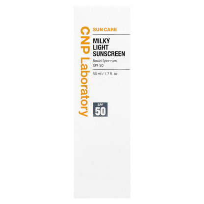 CNP Laboratory, Sun Care, Milky Light Sunscreen, SPF 50, 1.7 fl oz (50 ml)