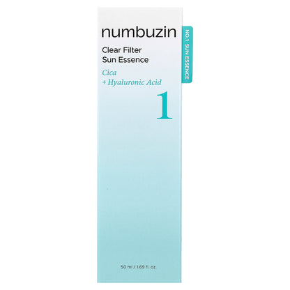 Numbuzin, No. 1 Clear Filter Sun Essence, SPF 50+ PA++++, 1.69 fl oz (50 ml)