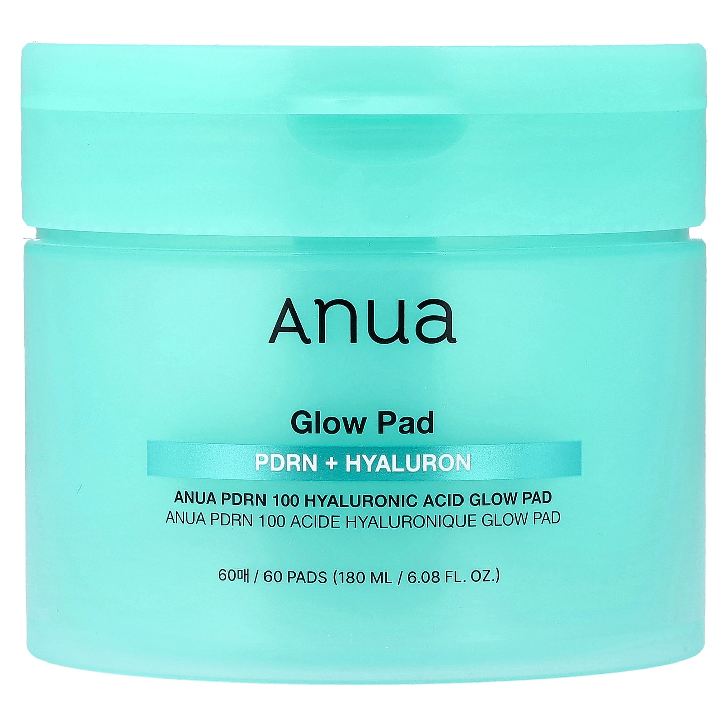 Anua, PDRN 100 Hyaluronic Acid Glow Pad, 60 Pads, 6.08 fl oz (180 ml)