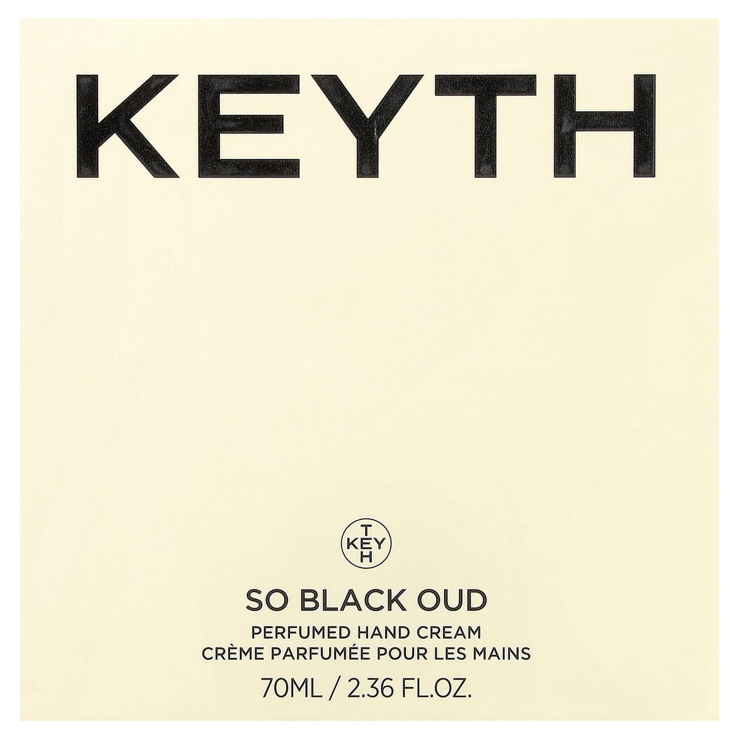 KEYTH, Perfumed Hand Cream, So Black Oud, 2.36 fl oz (70 ml)