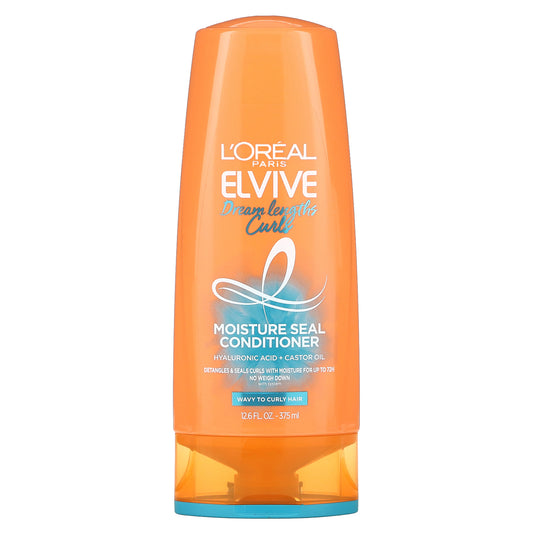 L'Oréal, Elvive, Dream Lengths Curls, Moisture Seal Conditioner, Wavy to Curly Hair, 12.6 fl oz (375 ml)