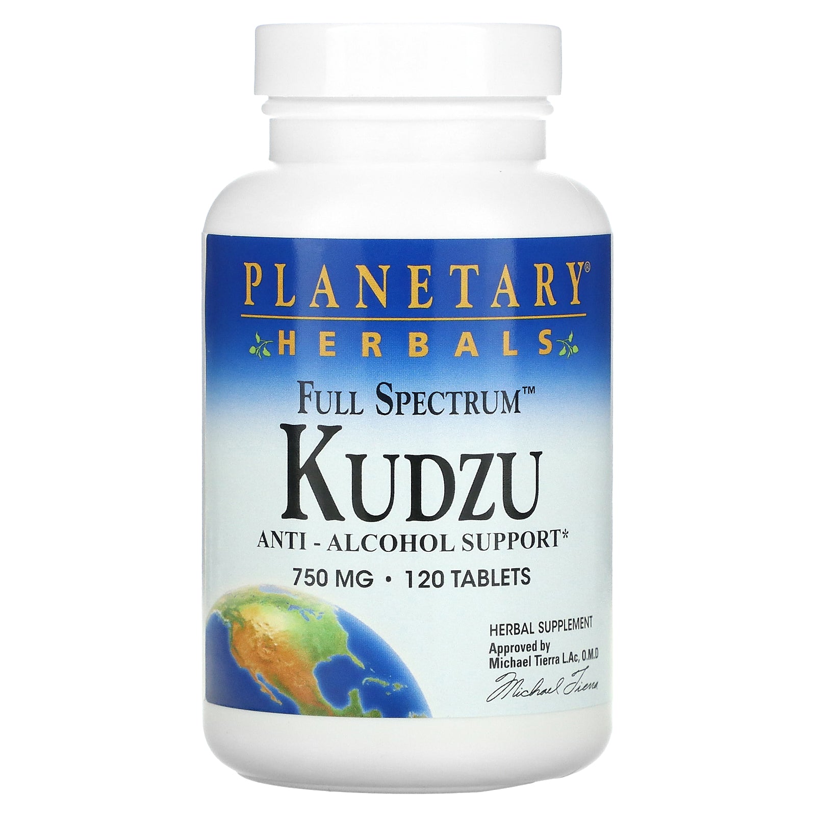 Planetary Herbals, Full Spectrum™ Kudzu, 1,500 mg, 120 Tablets (750 mg per Tablet)