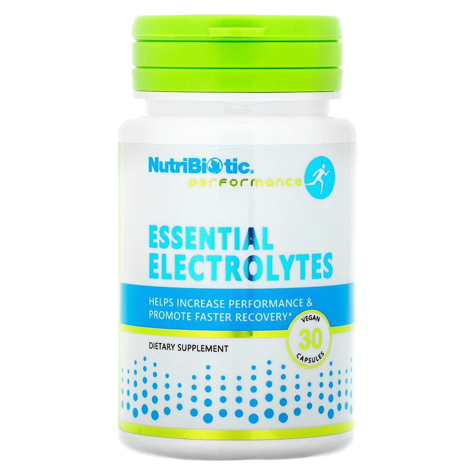 NutriBiotic, Performance, Essential Electrolytes, 30 Vegan Capsules