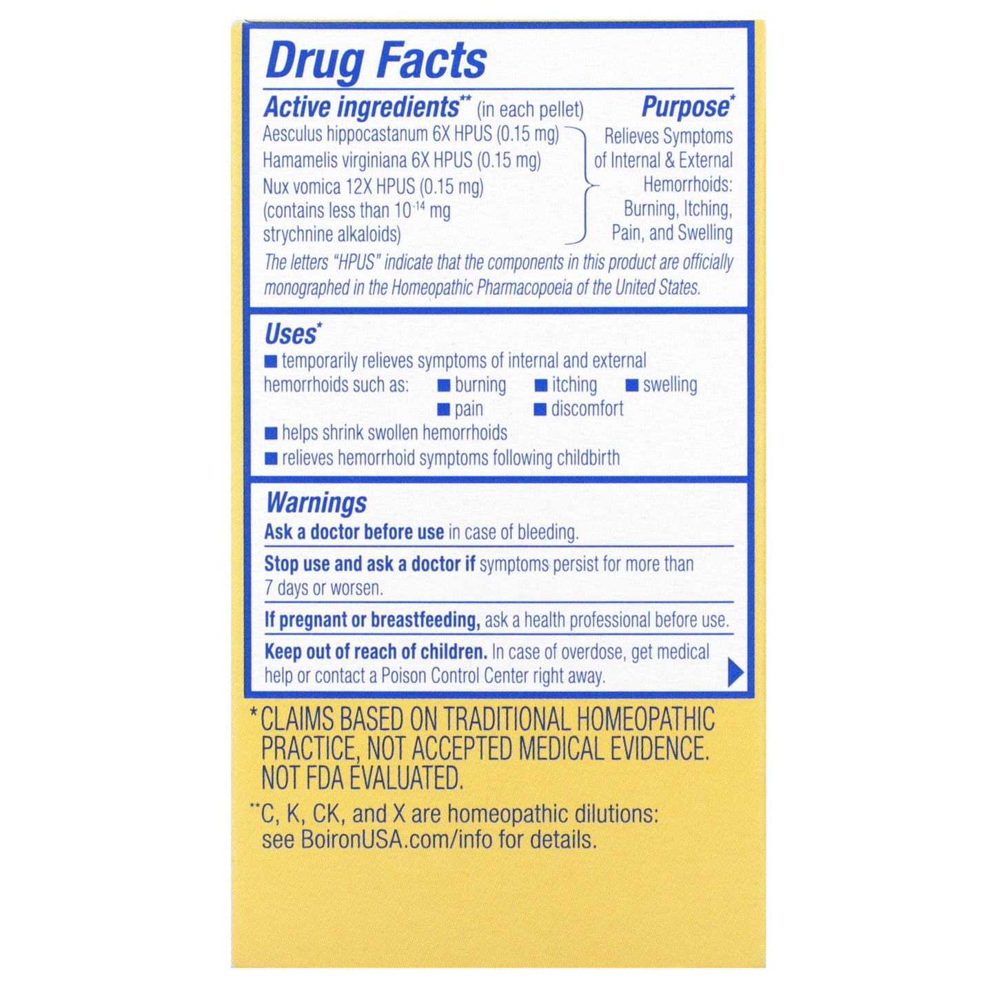 Boiron, HemCalm On The Go, Hemorrhoid Relief, 2 Portable Tubes, Approx. 80 Pellets Each