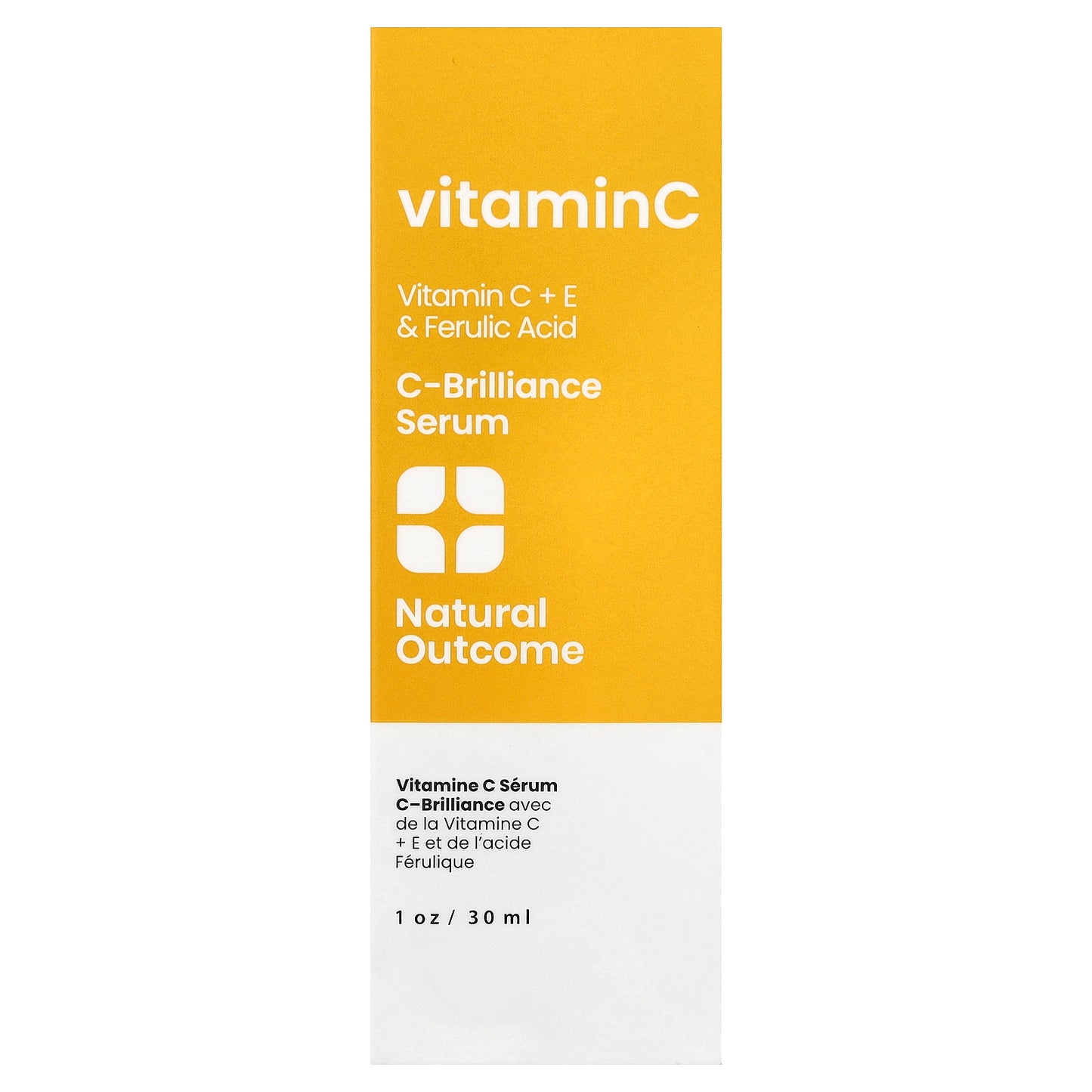 Natural Outcome, Vitamin C, C-Brilliance Serum, 1 oz (30 ml)