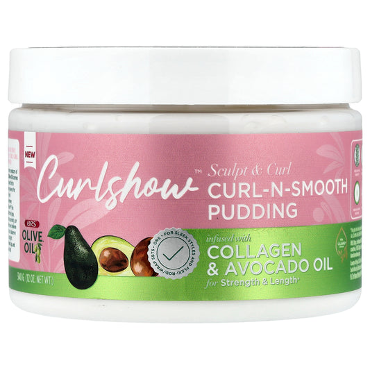 ORS, CurlShow™, Curl-N-Smooth Pudding , 12 oz (340 g)