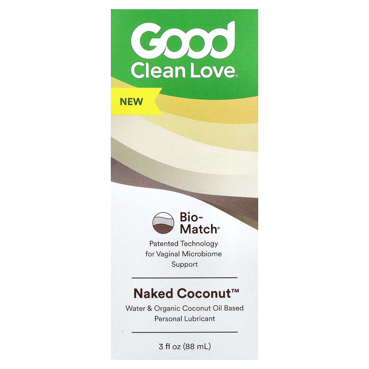 Good Clean Love, Personal Lubricant, Naked Coconut™, 3 fl oz (88 ml)