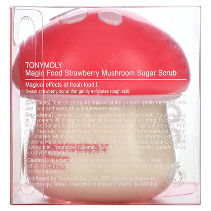 TonyMoly, Strawberry Mushroom Sugar Scrub, 70 ml