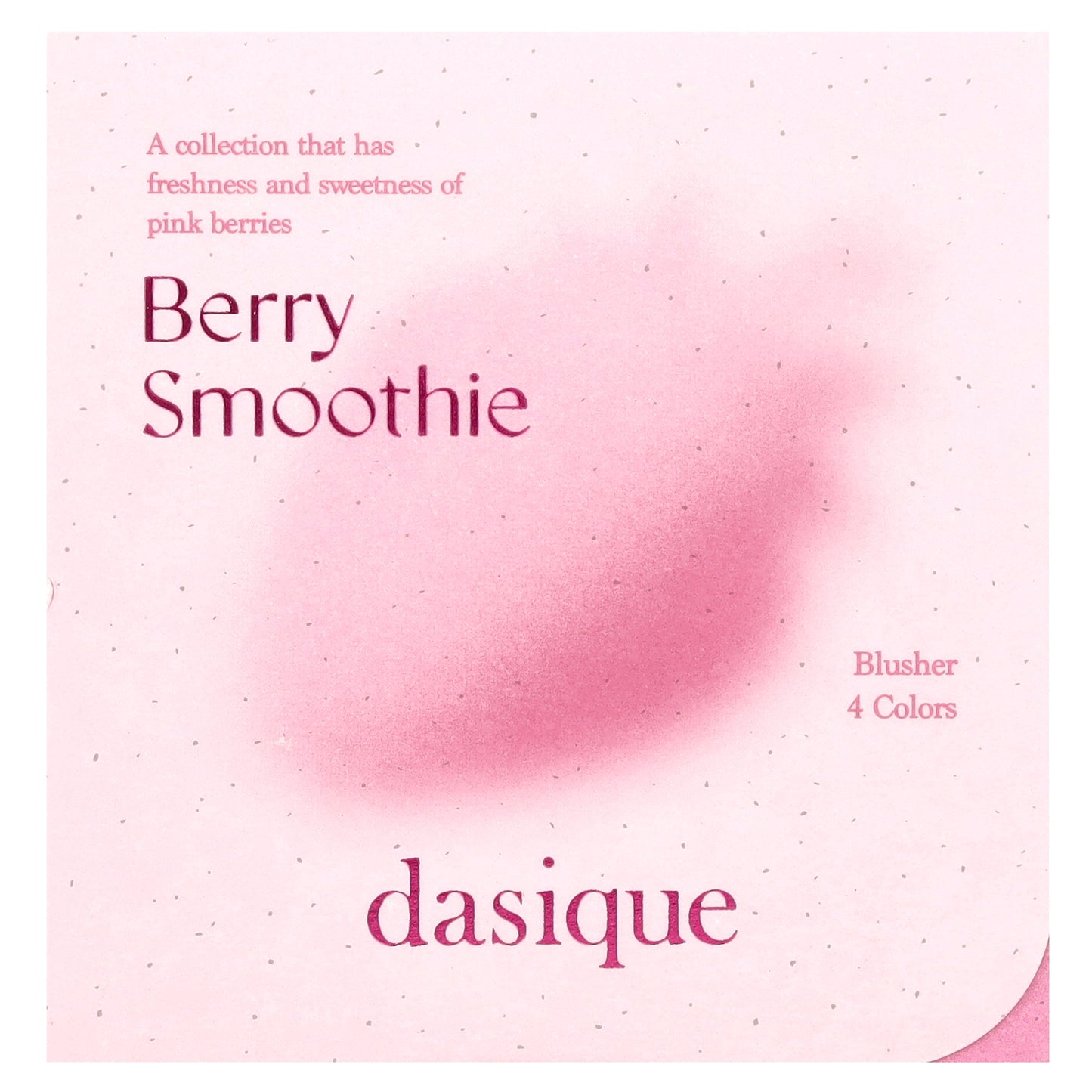Dasique, Blending Mood Cheek, 06 Berry Smoothie, 11 g