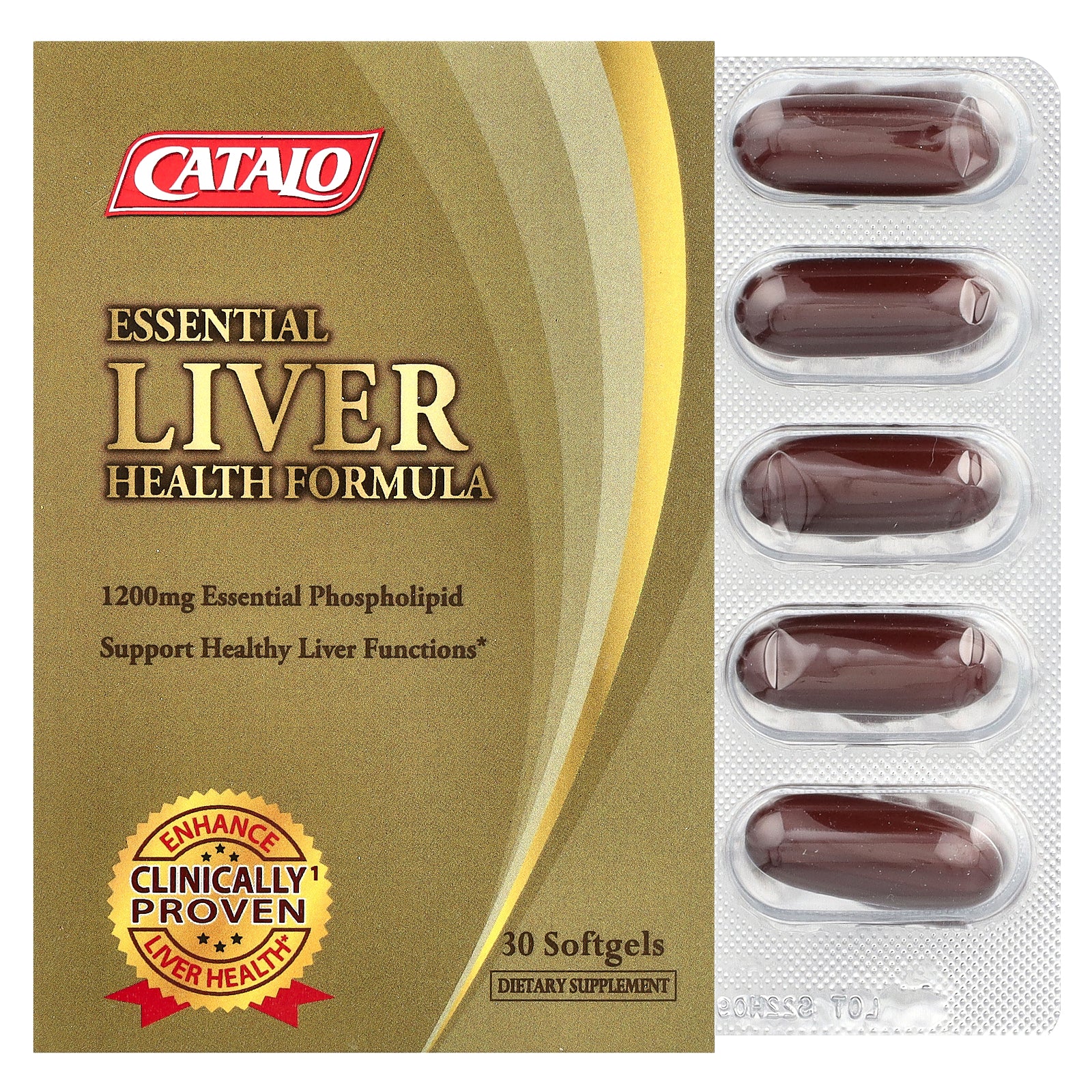 CATALO, Essential Liver Health Formula, 30 Softgels