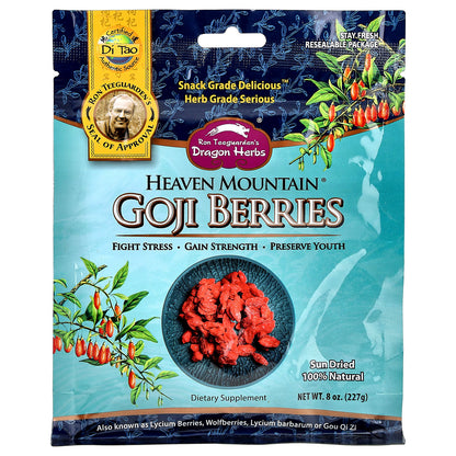 Dragon Herbs, Heaven Mountain® Goji Berries, 8 oz (227 g)