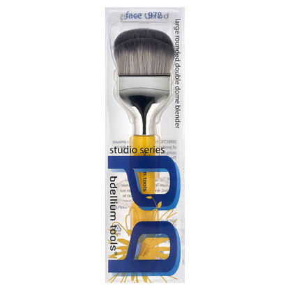 Bdellium Tools, Studio Series, Large Rounded Double Dome Blender, Face 972, 1 Brush