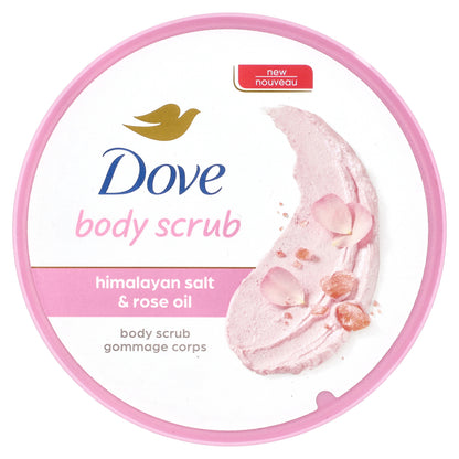 Dove, Body Scrub, Himalayan Salt & Rose Oil, 10.5 oz (298 g)