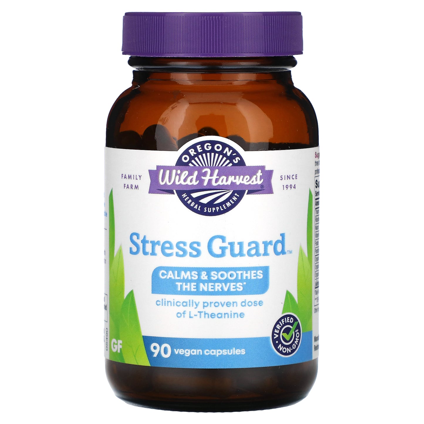 Oregon's Wild Harvest, Stress Guard, 90 Vegan Capsules