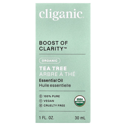 Cliganic, Organic Tea Tree Essential Oil, 1 fl oz (30 ml)