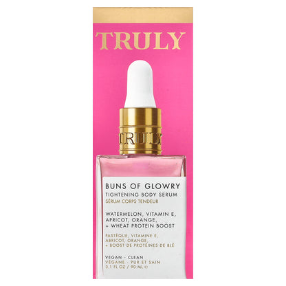 Truly Beauty, Buns of Glowry Tightening Body Serum, 3.1 fl oz (90 ml)