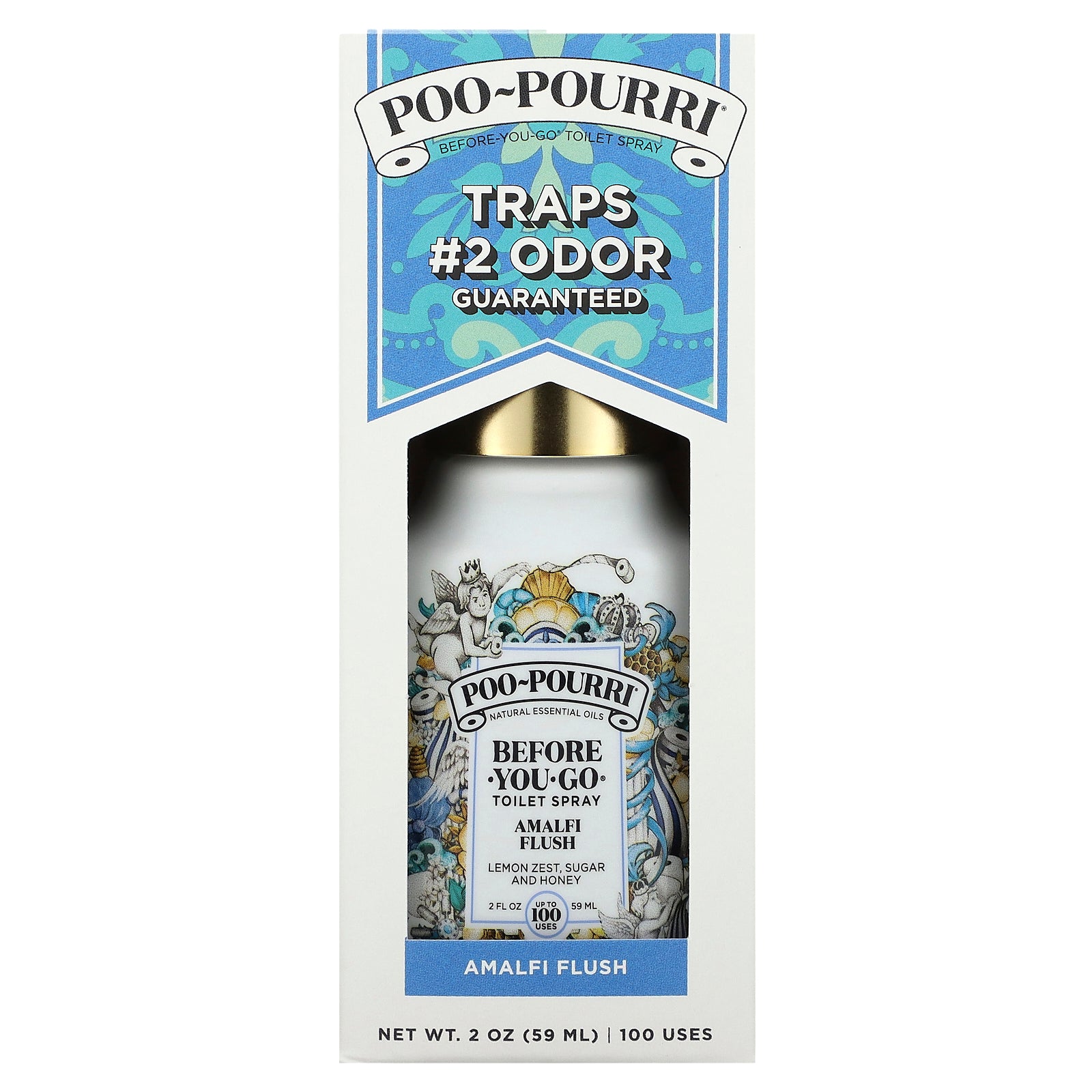 Poo-Pourri, Before-You-Go® Toilet Sprays, Amalfi Flush, 2 fl oz (59 ml)