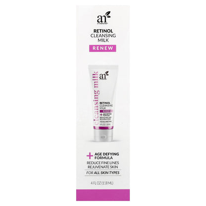 artnaturals, Retinol Cleansing Milk, For All Skin Types, 4 fl oz (118 ml)