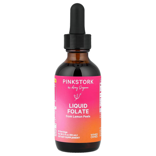 Pink Stork, Liquid Folate, 2 fl oz (60 ml)